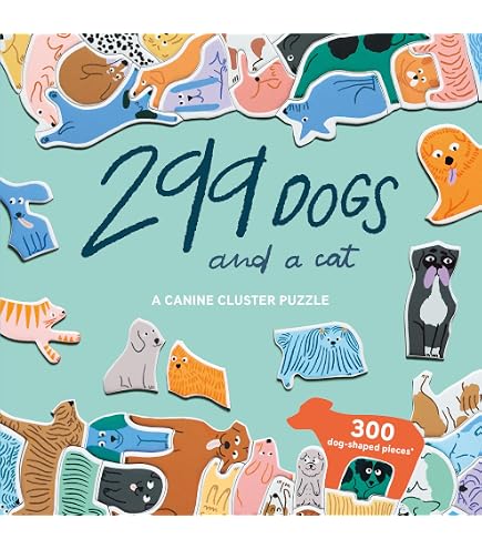 299 Cats (and a Dog): A Feline Cluster Puzzle, Jigsaw Puzzles