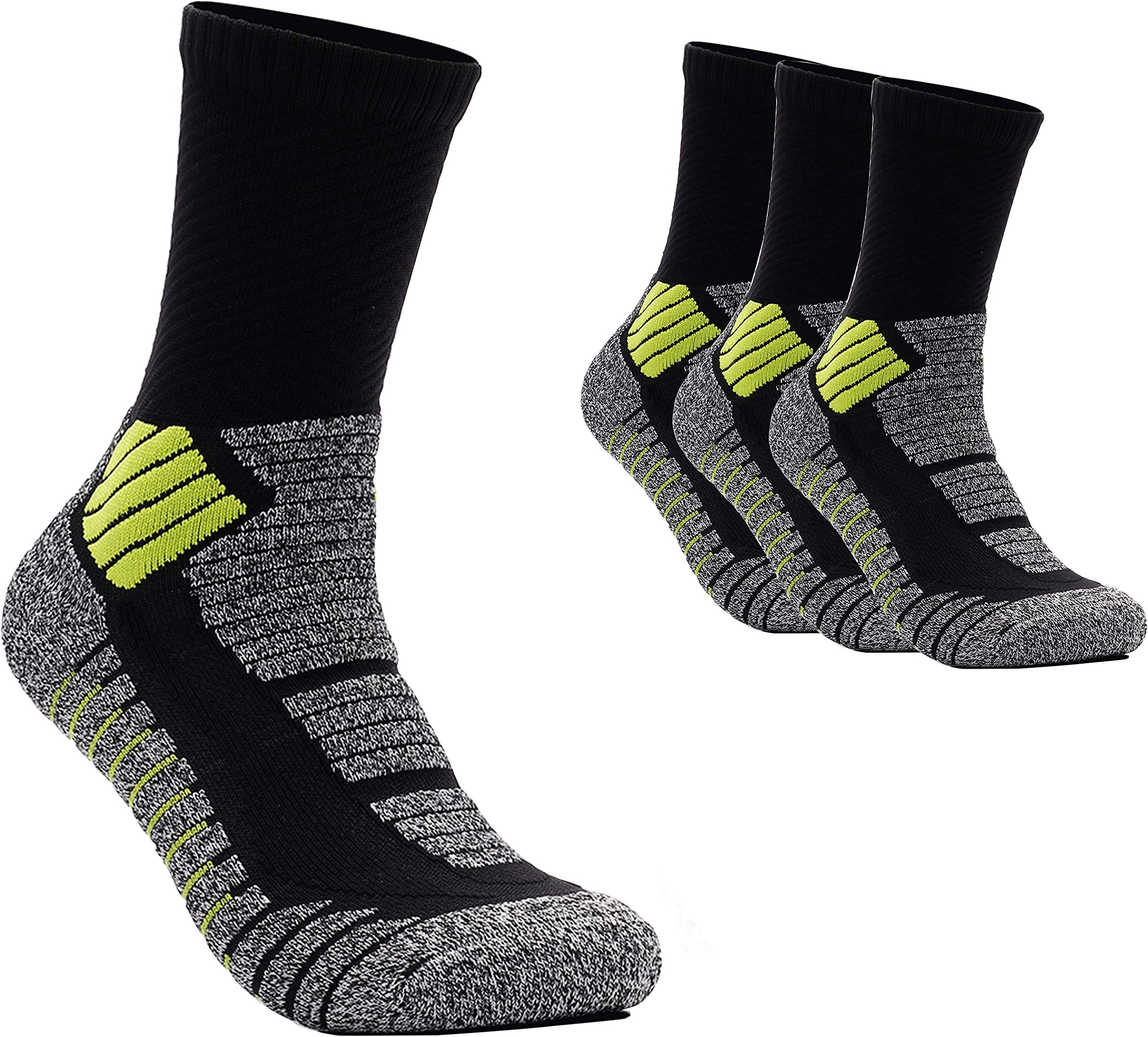 RUXIYI Men's Basketball Socks Multifunctional Non-slip Outdoor Sports Socks Breathable Durable Compression Stockings Suitable for basketball and soccer, Running, Athletic Sports