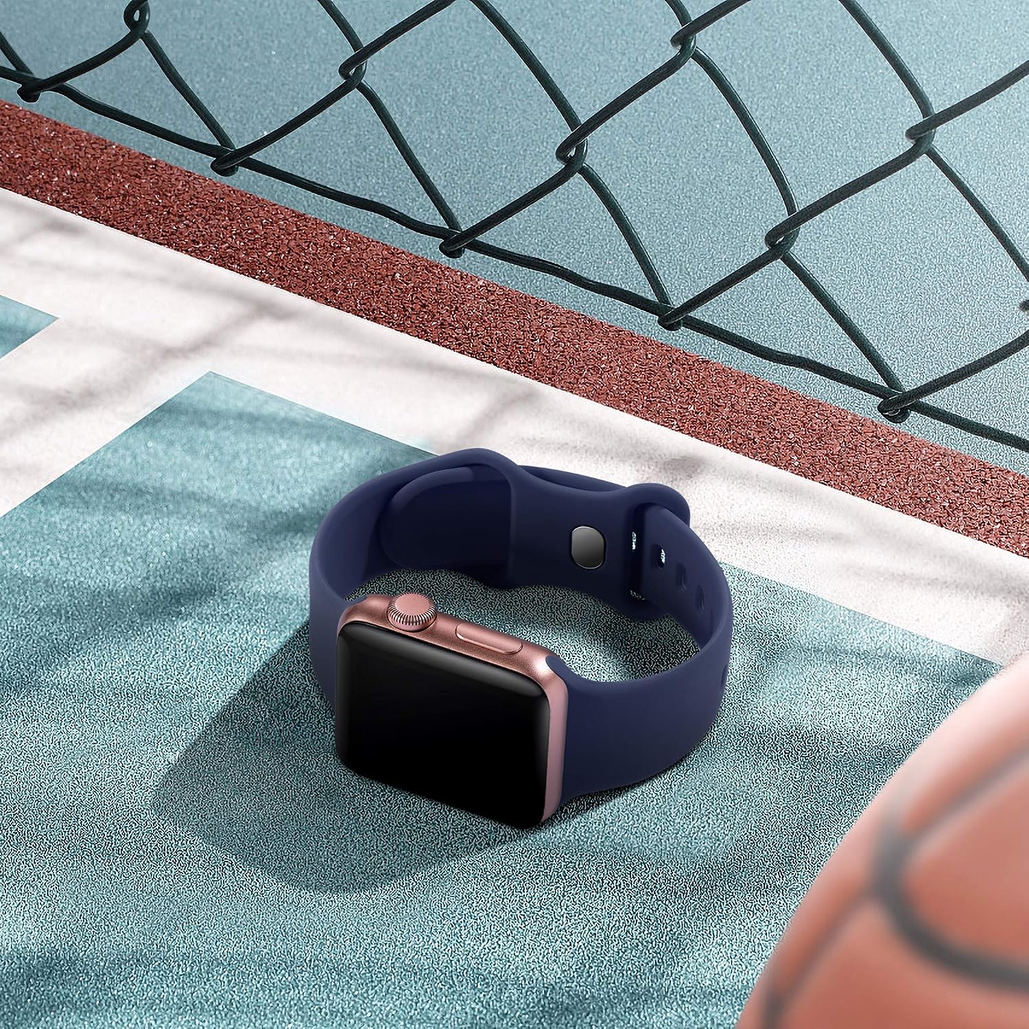 Epova Silicone Strap Compatible with Apple Watch Strap 40mm 38mm 41mm 42mm - Image 4