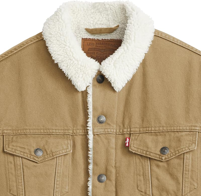 Type 3 Sherpa Trucker, Giacca Uomo, Ermellino, XL