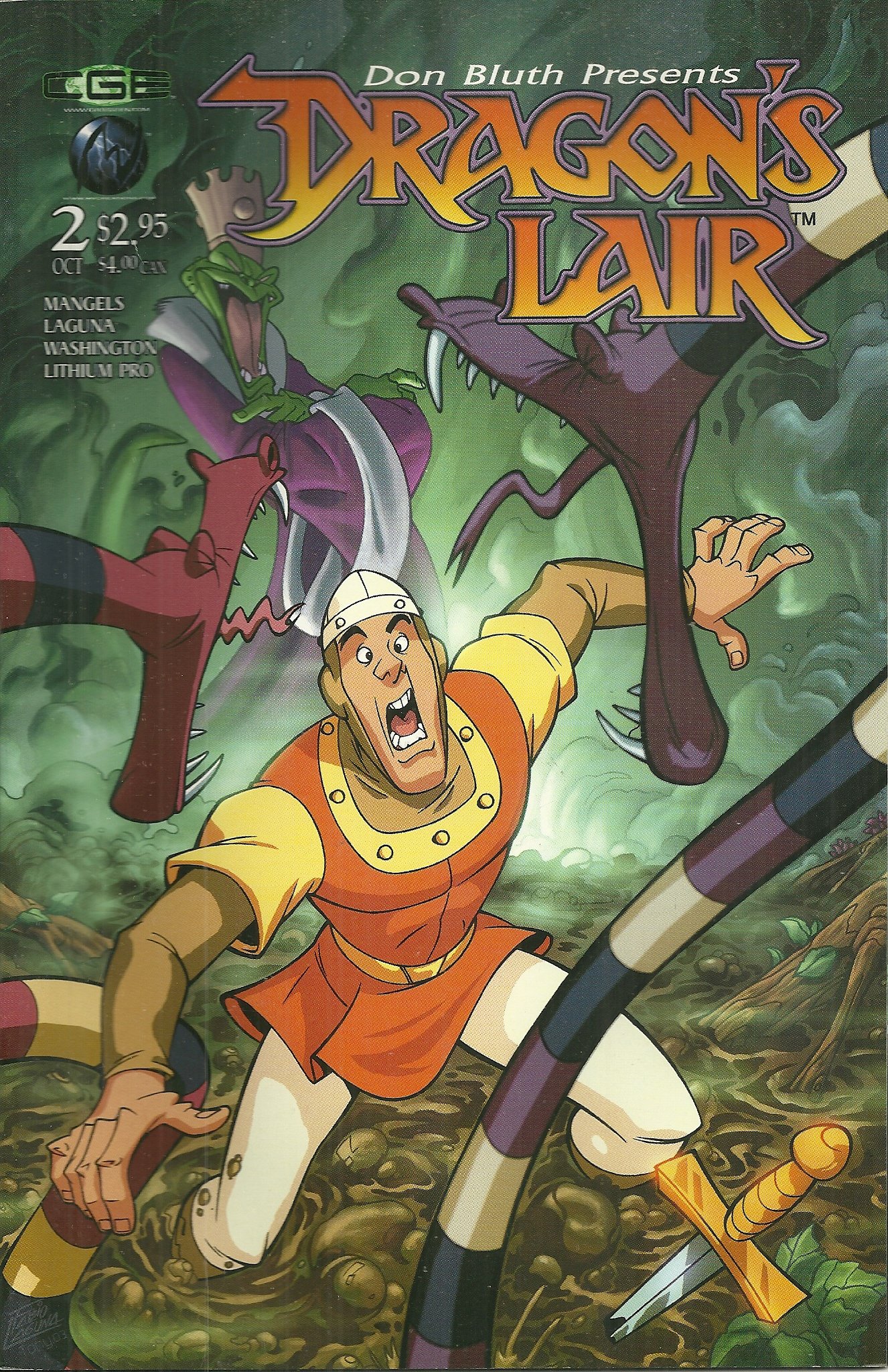 Don Bluth Presents Dragon S Lair 2 Comic Mangels Amazon Com Books