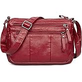 VOLGANIK ROCK Purses for Women Soft PU Leather Shoulder Bag Ladies Crossbody Purse and handbags Lightweight Pocketbook