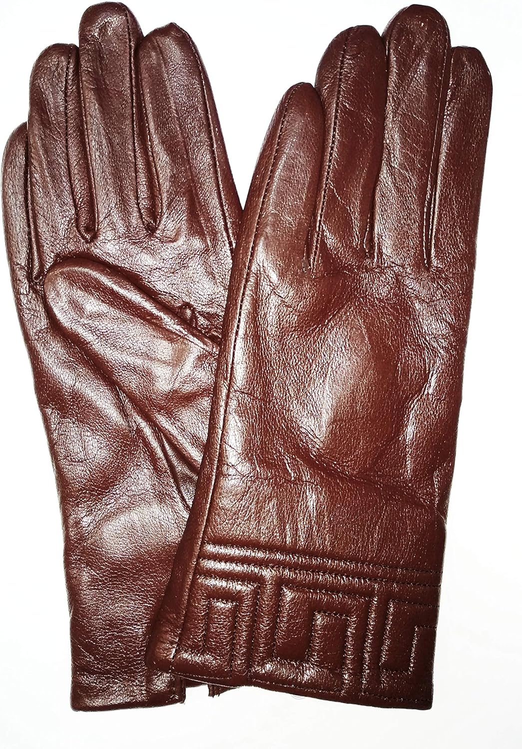 Ladies luxury leather gloves. Fine sheepskin. Lined. ColoursRed,Black,Purple,Ivory,Black