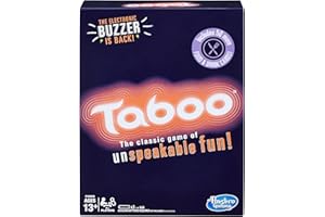 Hasbro Gaming Taboo Party Board Game with Buzzer for Kids Ages 13 and Up (Amazon Exclusive)