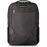 EVERKI Studio Slim Laptop Backpack for Men & Women, Lightweight & Softly Padded With Corner Protection, Trolley Handle, High Contrast Lining, Made of Recycled Materials (14 Liters Capacity)