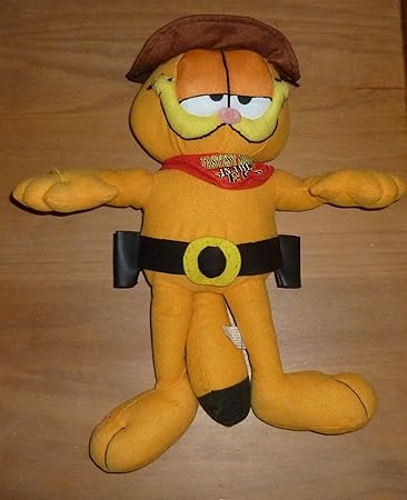 cowboy garfield plush