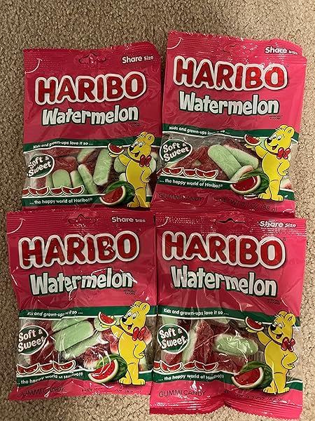 HARIBO WATERMELON 3.1 OZ (4 PACK)
