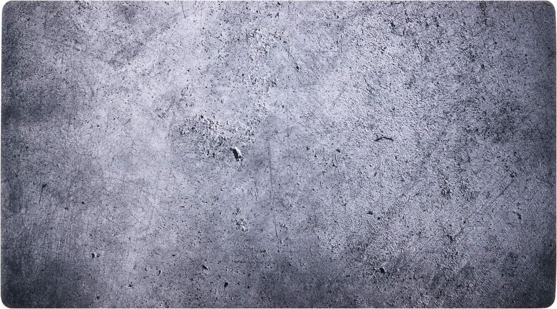 Image Printed Surface Non-Slip Multi Purpose Desk Pad, Photo Background 31.5x17 inches (Concrete)