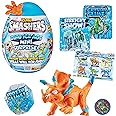 Smashers Dino Ice Age Triceratops by ZURU Mini Surprise Egg with Many Surprises! - Slime, Dinosaur Toy, Collectibles, Exclusive Smashable Egg, for Boys and Kids