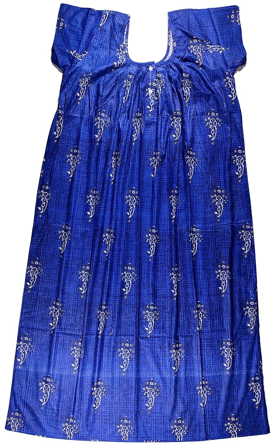 Buy Pal Bastralaya Bengal Printed Cotton Nighty Night Gown/Night Dress for Women Free Size(cn022 