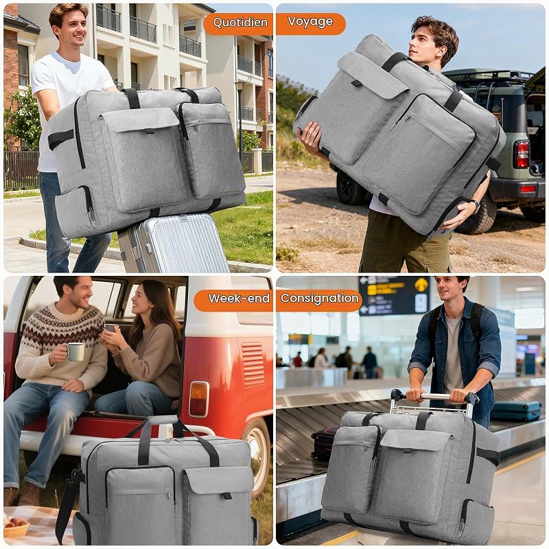 100L Sac de Voyage Pliable