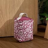 furn. Woodland Animal Velvet Doorstop - Scandinavian Forest Design Fabric view 2