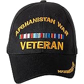 Artisan Owl Afghanistan War Veteran Embroidered Adjustable Baseball Cap