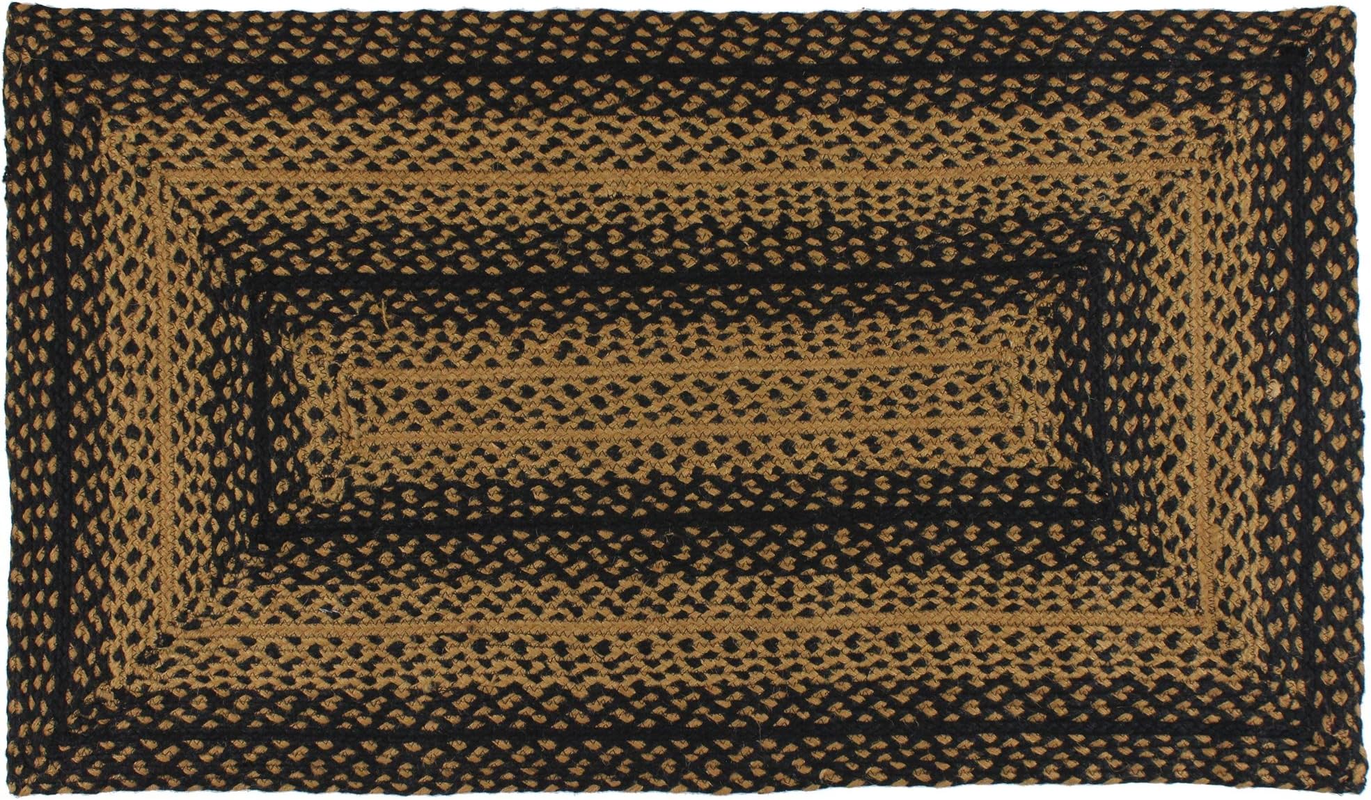IHF Rugs Ebony 22x72 Rectangle Braided Country Rug