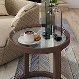 Home Supplies 600mm Tempered Glass Round Table Top Clear 60 cm Edge Polished view 5