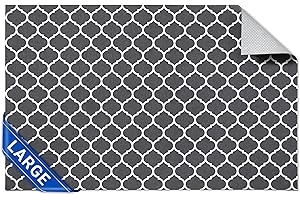 Cooyes Large Dog Food Mat 16"×24", Ultra-Absorbent Dog Bowl Mat for Food and Water, Pet Feeding Mat with Non-Slip Back, Cat Placemats with Water-Locking Bottom That Protects Floors