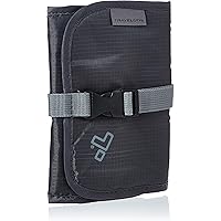 Travelon Tech Accessory Organizer, Charcoal, Open 13.75 x 6.5 x .1 Closed 6.5 x 5 x 1