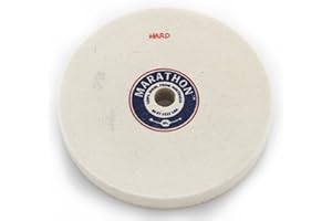 MARATHON 100% WOOL FROM AUSTRALIA BEST FELT USA BFC Marathon 6" x 3/4" Felt Polishing Wheel 5/8" Arbor Hole (Hard)