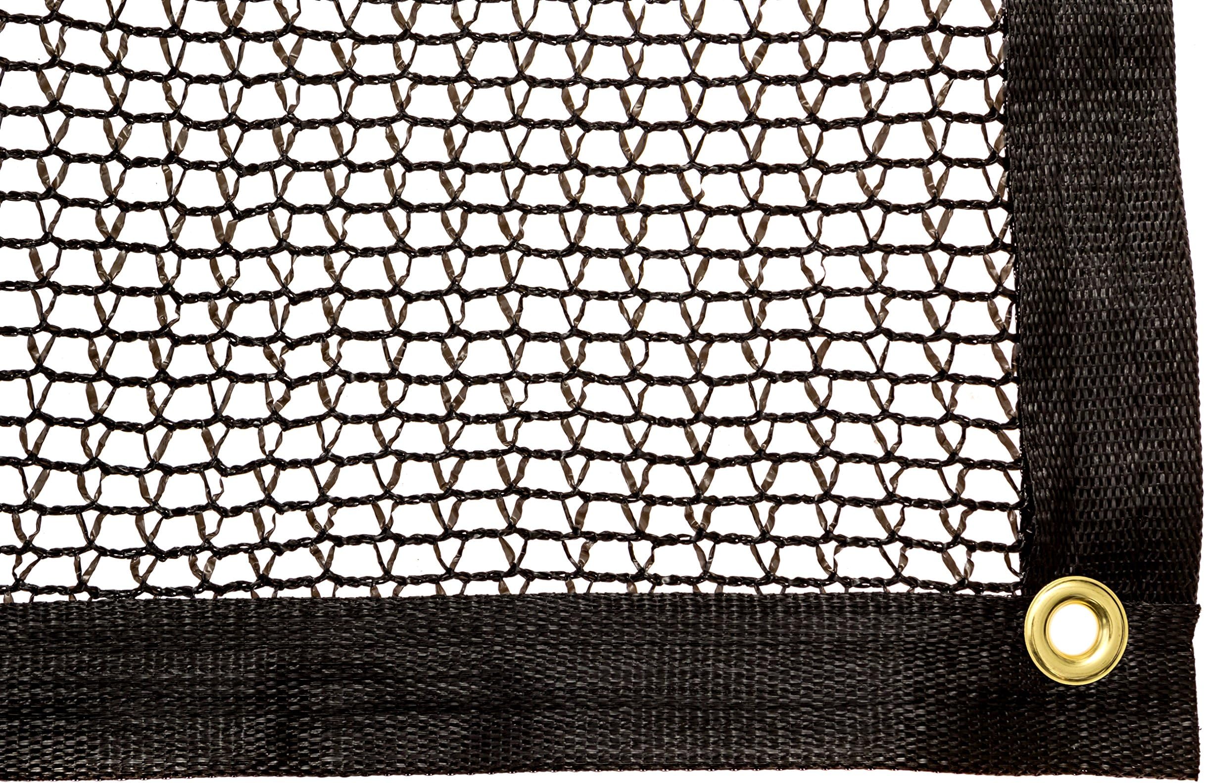 30% Black Outdoor Sun Shade Canopy: UV Protection Shade Cloth| Lightweight, Easy Setup Mesh Canopy Cover with Grommets| Sturdy, Durable Shade Fabric for Garden, Patio & Porch 6'x12'
