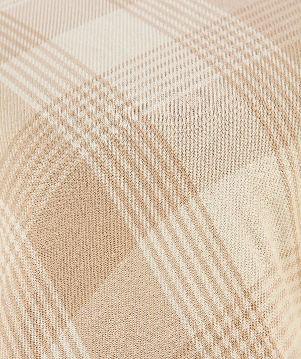 EHC Premium Reversible 100% Cotton Large 225 x 250 cm Tartan Throws for Sofa Bedspread, Beige, Beige / Natural, King(225 x 250 cm) - Image 5