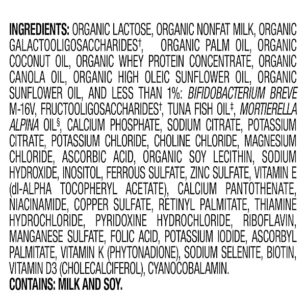 HAPPY BABY ORGANICS STAGE 1 INFANT FORMULA, 0-12 MONTHS, MILK BASED ORGANIC BABY FORMULA POWDER WITH IRON, PROBIOTICS & PREBIOTICS FOR IMMUNE & DIGESTIVE SUPPORT, 22.9 OUNCE (PACK OF 1)
