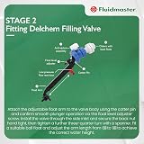 Fluidmaster W.C. Fill Valve Side Entry 1/2 Inch Anti-Siphon Adjustable 6-9 in view 5