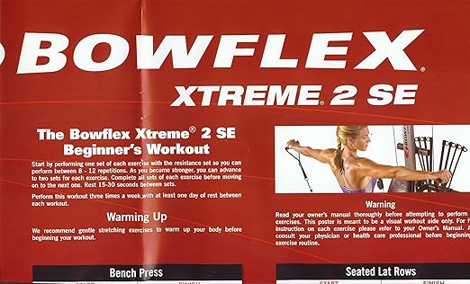 bowflex xtreme se exercises