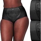 Bali womens Firm-control Shapewear Brief Pack, Shaping Brief With Tummy Control, 2-pack