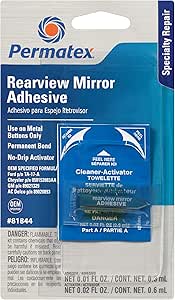 Permatex 81844 Professional Strength Rearview Mirror Adhesive