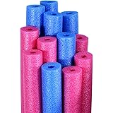 Robelle Pool Water Noodles Blue and Pink 12-Pack