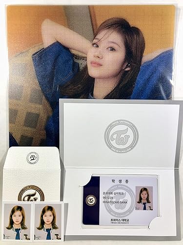 Amazon Sana サナ Twice トゥワイス 公式 グッズ Twice Univ ユニバーシティ キット 下敷き 学生証 証明写真 Official Merchandise Twice University Kit Tradeplace K Pop 韓国製 アイドル 芸能人グッズ 通販