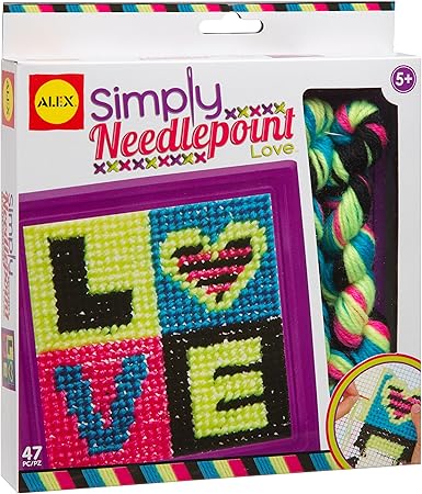 ALEX Toys Craft Simply Needlepoint Love 