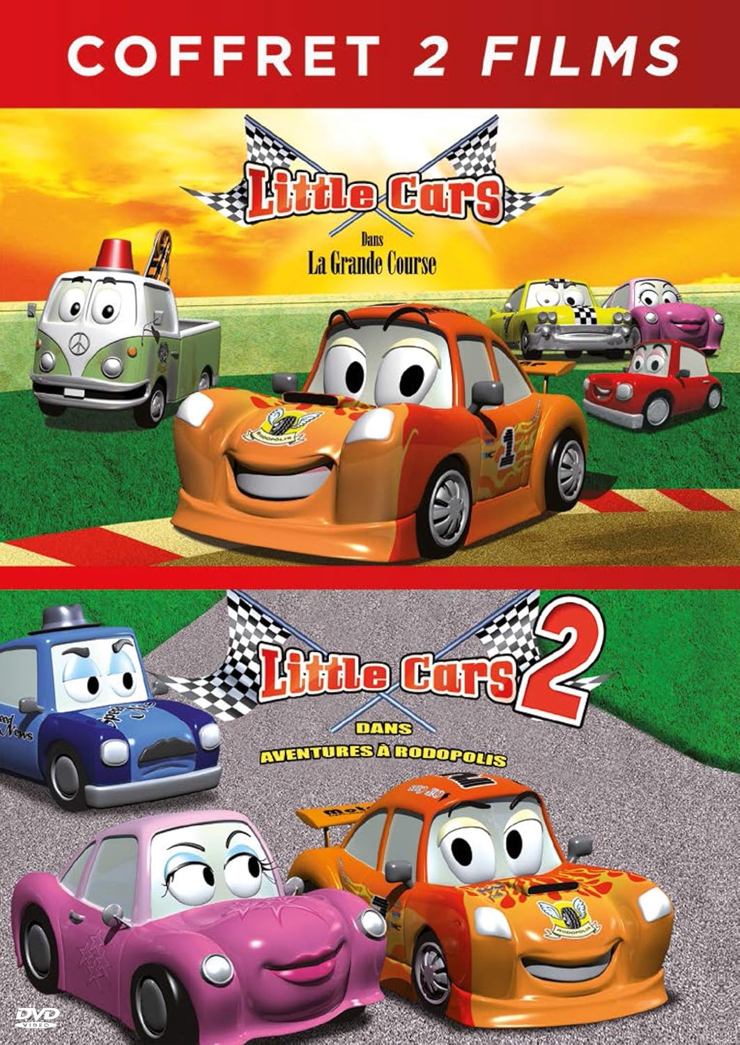 Amazon Com Coffret Little Cars 1 Et 2 2 Dvd Movies Tv
