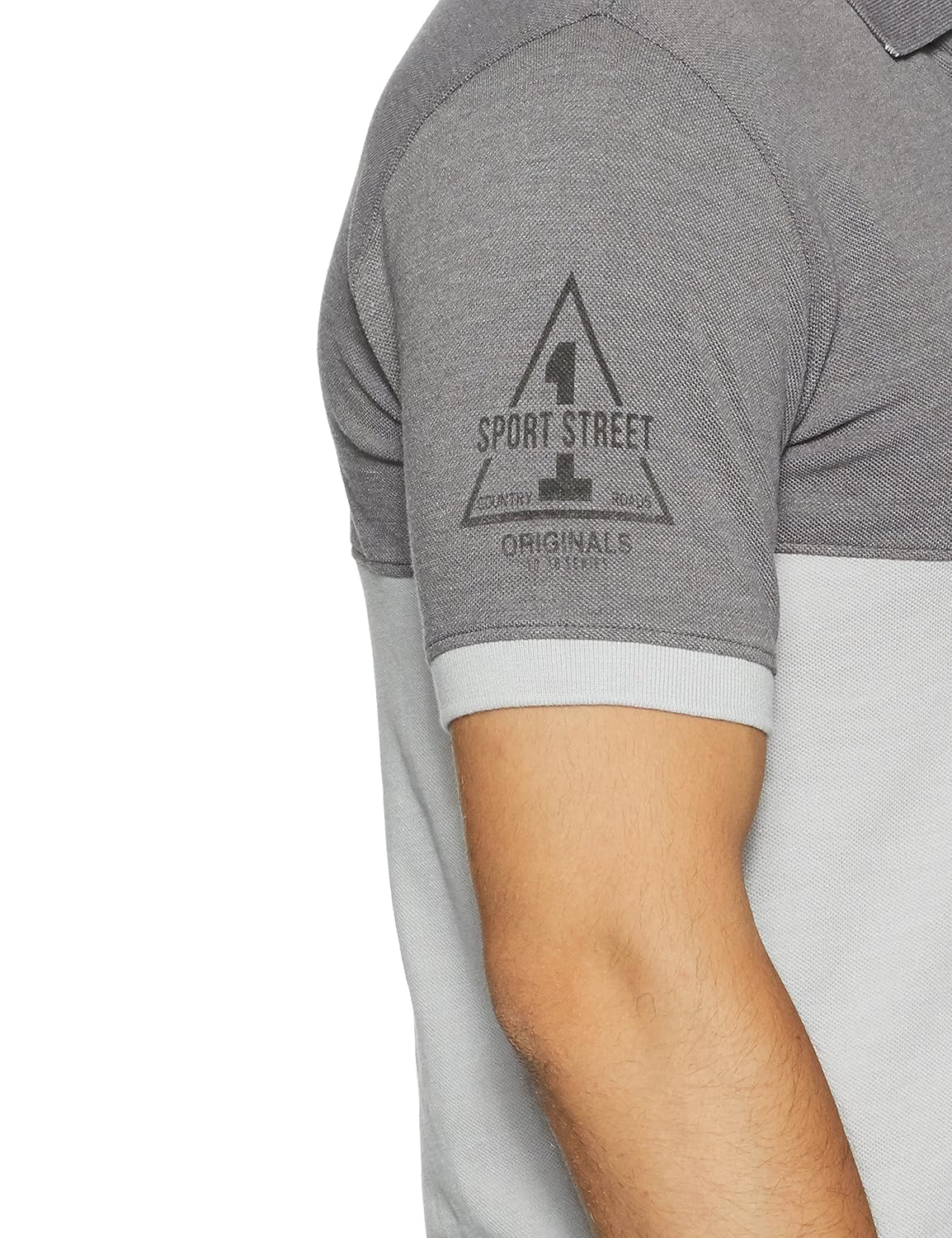 symbol amazon brand men's plain regular fit polo