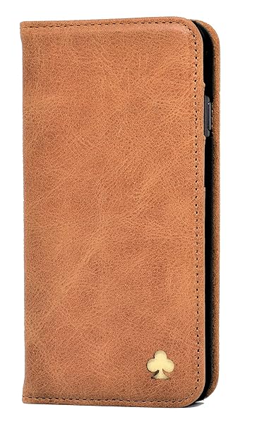 Porter Riley - Lederhülle für iPhone SE/iPhone 5/5s. Premium Echtleder Standhülle/Cover/Brieftasche kompatibel mit iPhone SE/