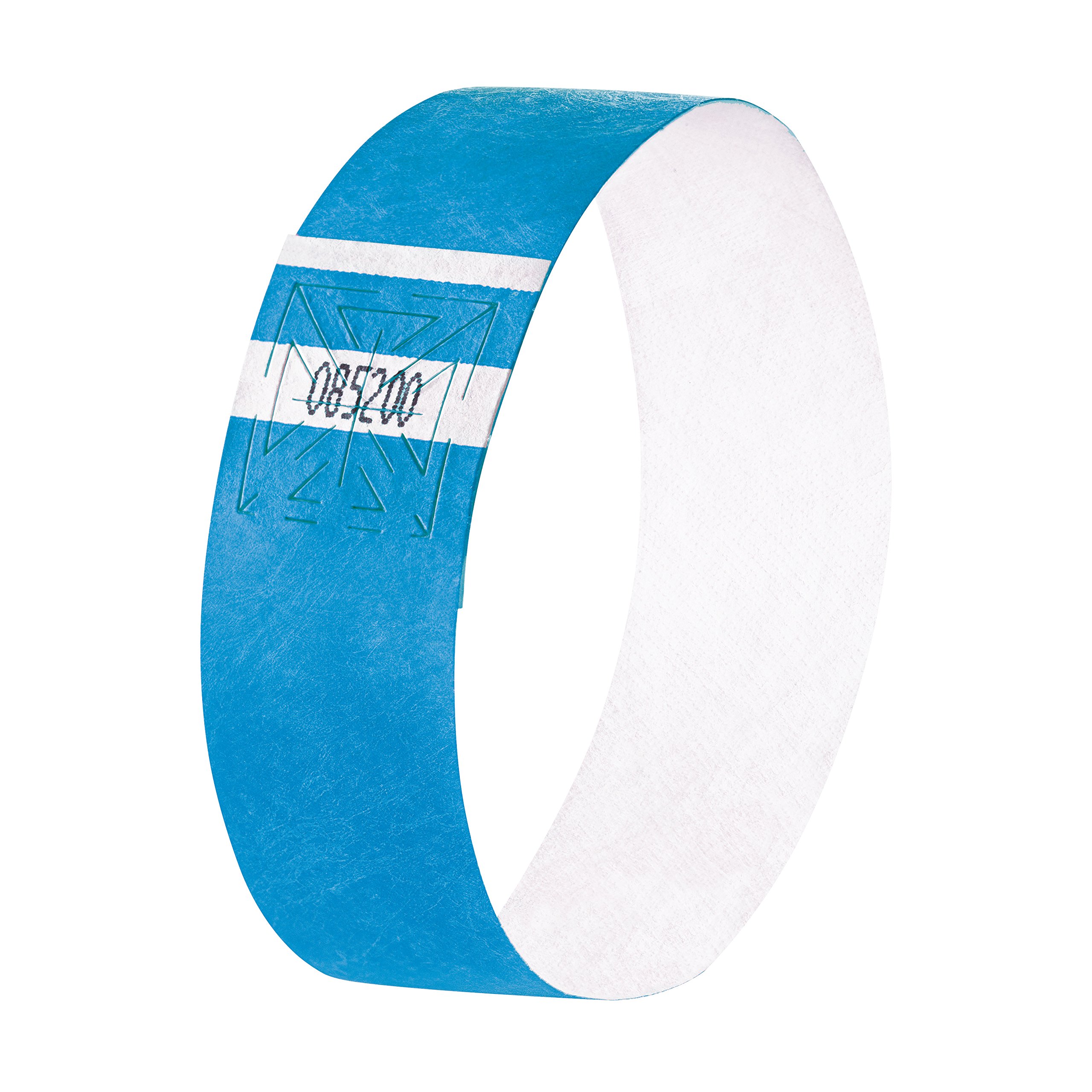 SIGEL EB211 Event Wristband, soft, 25.5 x 2.5 cm, neon Blue, 120 Pieces