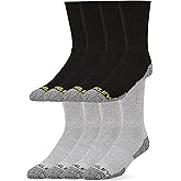 STANLEY Work Socks for Men – 8 Pairs Thick Cushioned Crew Length Work Boot Socks for Hiking