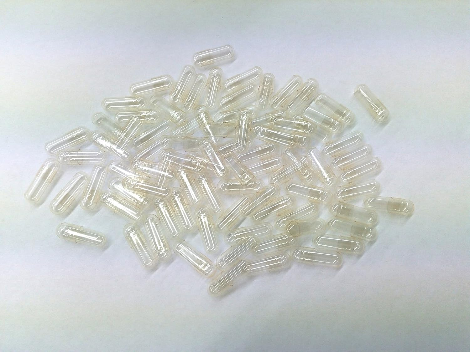 Empty Gelatin Capsules, Self Fill Size 0, Free P&P to The UK (5000