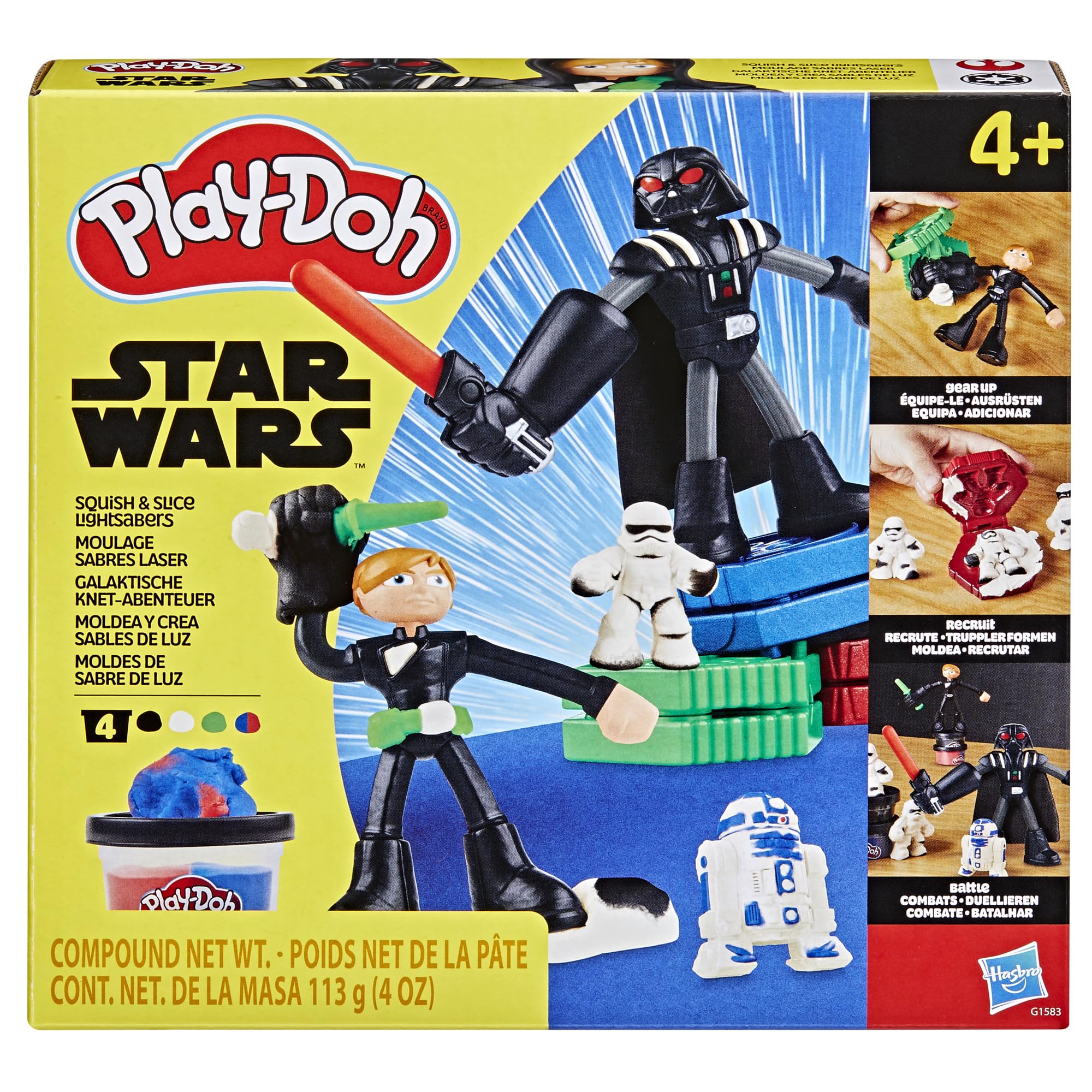 Play-Doh Star Wars Galaktische Knet-Abenteuer Action-Figurenset (10 cm) 2