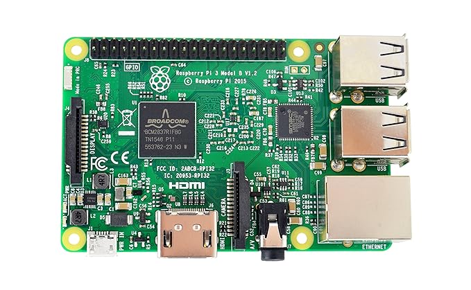 Amazon.com: Modelo B de Raspberry Pi 3 placa base ...