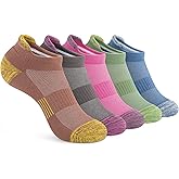 Gonii Ankle Socks Womens Running Athletic No Show Socks Cushioned 5-Pairs