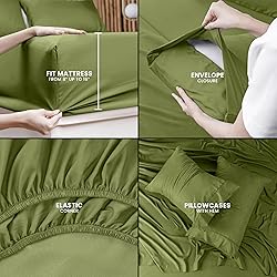 Utopia Bedding Queen Sheet Set – 4 Piece Bed