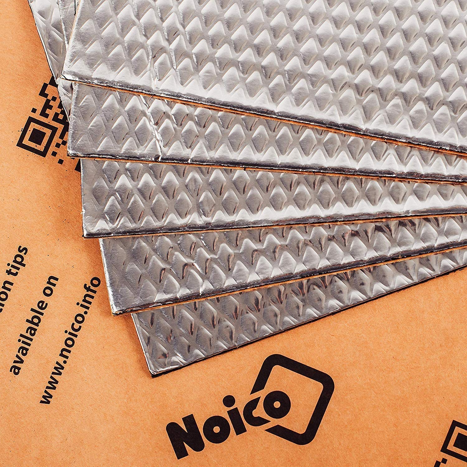 Noico 80 mil 5 sqft Car Sound Deadening Mat, Butyl Automotive Sound