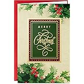 Hallmark Christmas Boxed Cards, Holiday Holly (40 Christmas Cards with Envelopes)