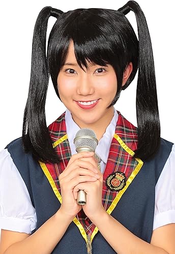Amazon Co Jp Party City カツランド バラエティグッズ 黒髪ツインテール ユニセックス 黒 ホビー 通販