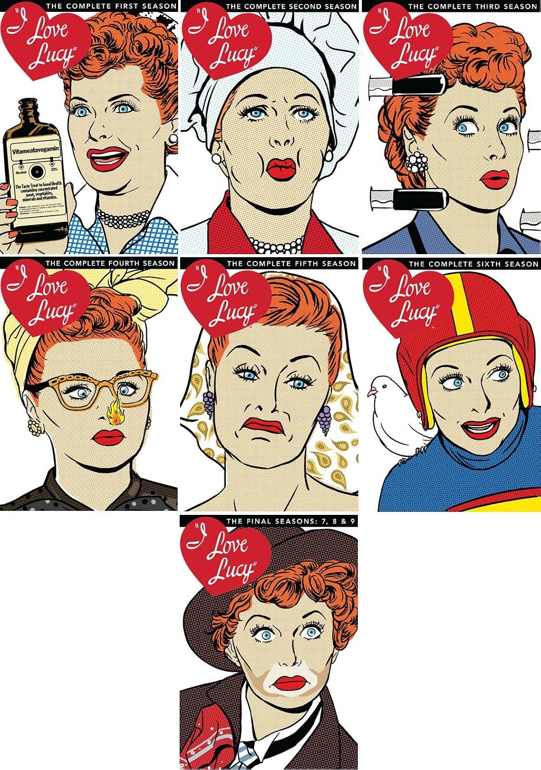 Amazon Com I Love Lucy Complete Seasons 1 9 Bundle New Packaging Movies Tv