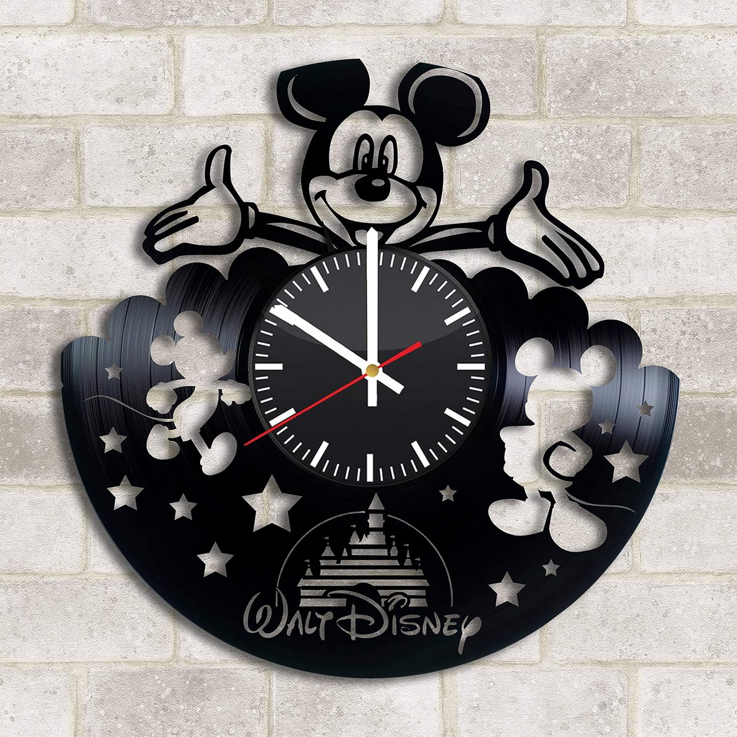Walt Disney vinyl clock Walt Disney home decor Walt Disney