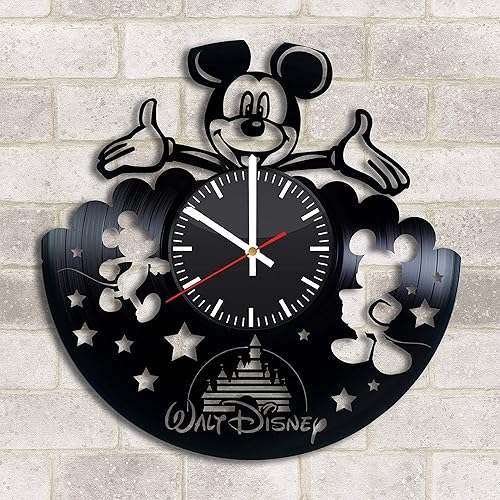 Walt Disney vinyl clock Walt Disney home decor Walt Disney