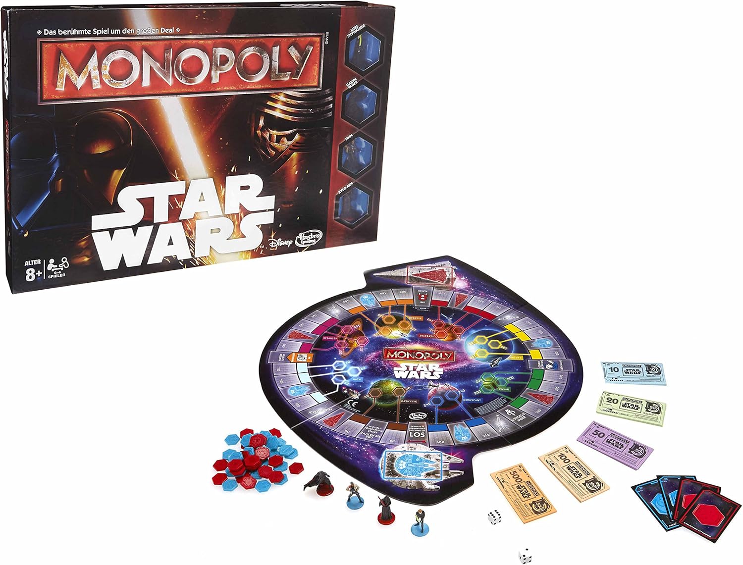 Hasbro - Monopoly Edición Star Wars (versión en alemán): Amazon.es: Juguetes y juegos