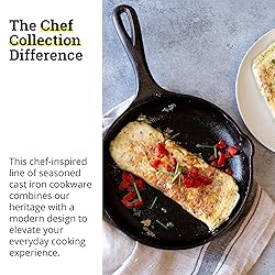 Lodge 8" Cast Iron Skillet - Chef Collection